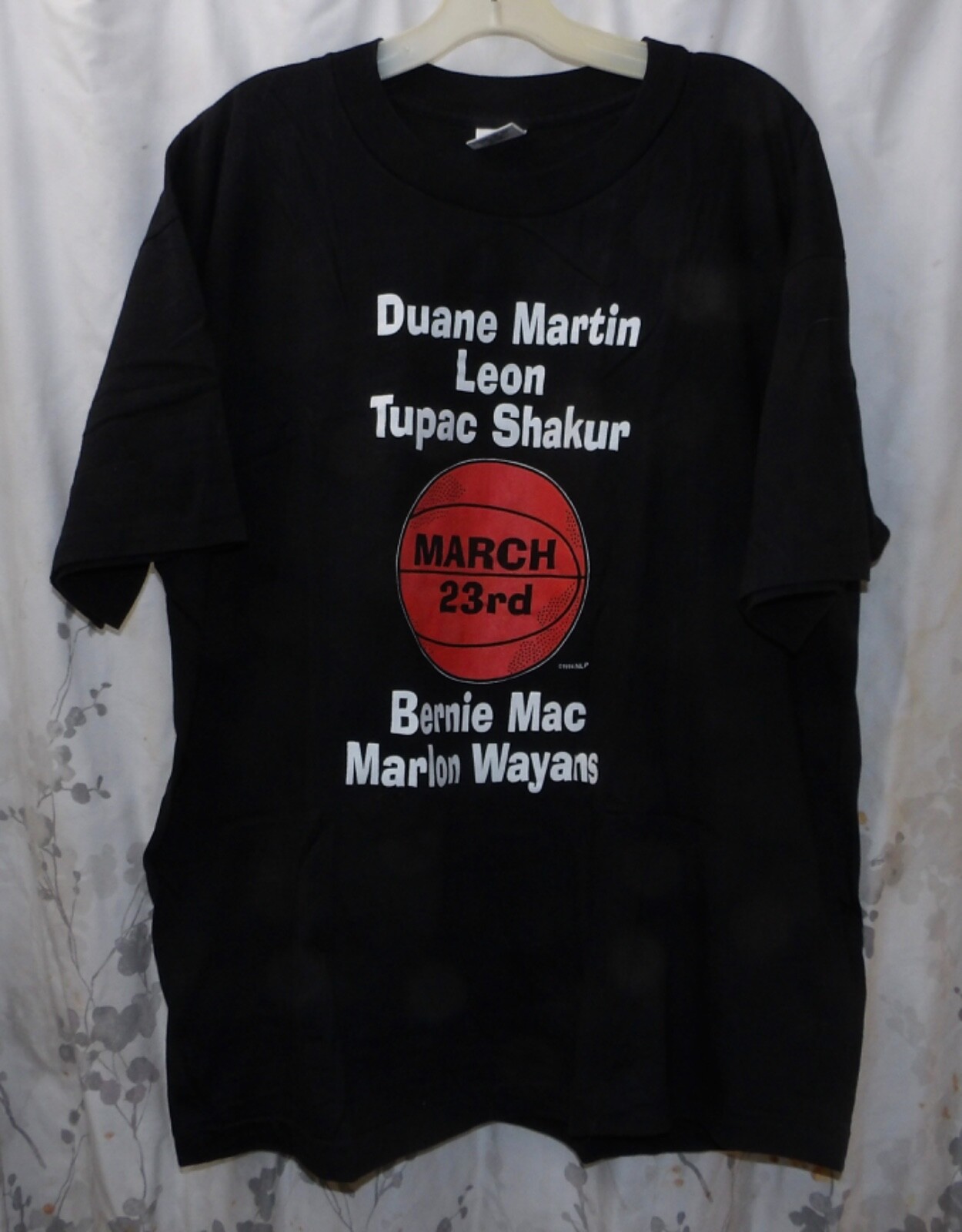 1994 DIAMOND STAR ABOVE THE RIM TUPAC PROMO T-SHIRT SIZE XL 46" 30" NEVER WORN gallery