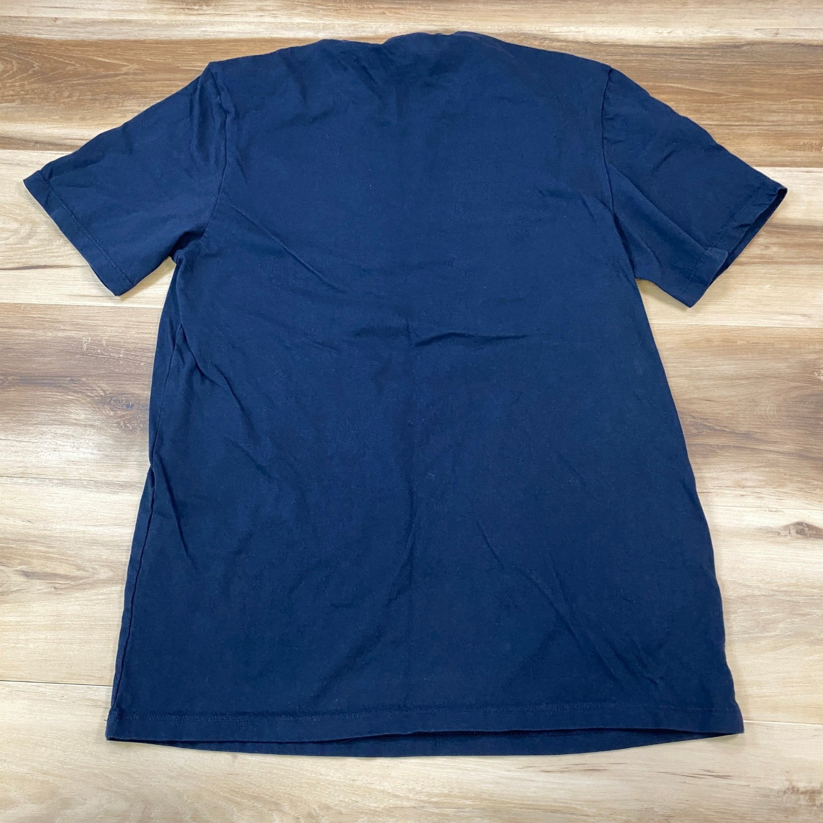Aime Leon Dore T-Shirt Men Large Minimalist 100% Cotton Navy Blue Made in Canada gallery