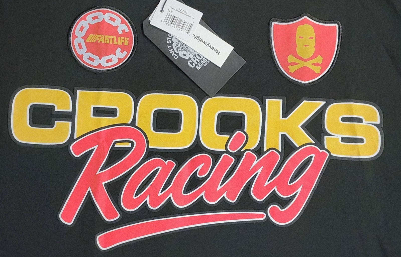 Crooks & Castles T-Shirt Men's Sz Large Crooks Racing Second To None Team Tee gallery