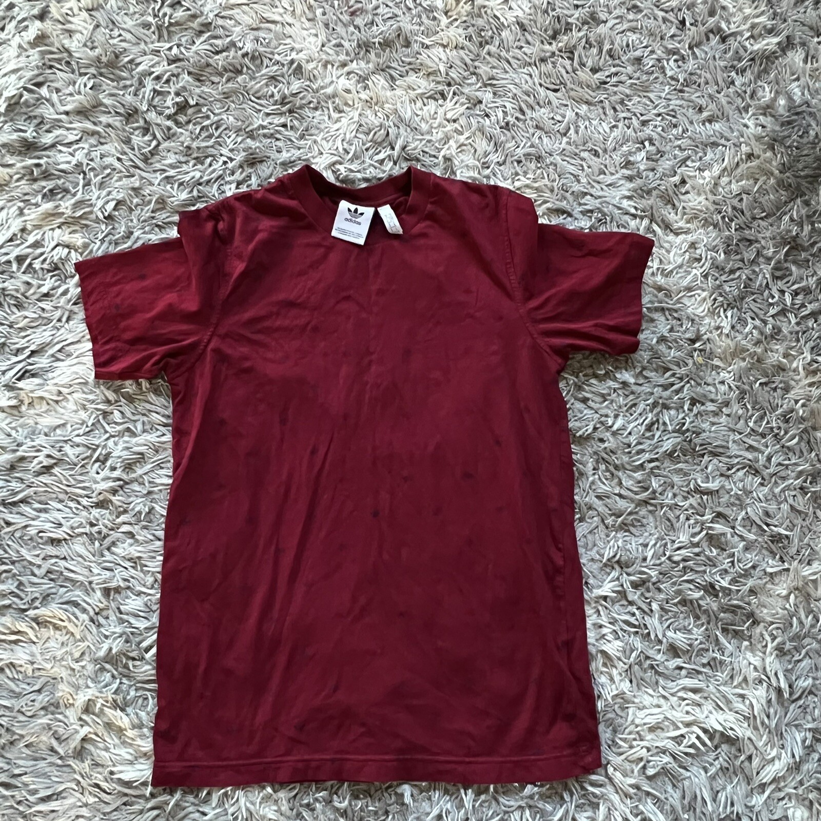 Men’s Adidas Trefoil All Over Print T Shirt Sz Small Great Condition