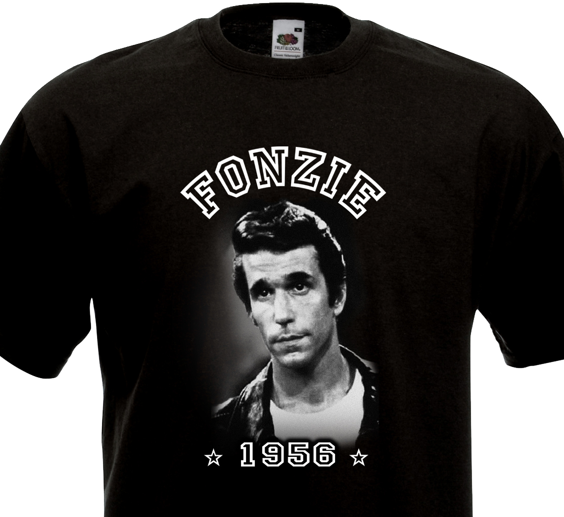 Fonzie Rockabilly Rock N Roll Greaser Rocker 50's 60's Happy Days Dinner T-Shirt gallery