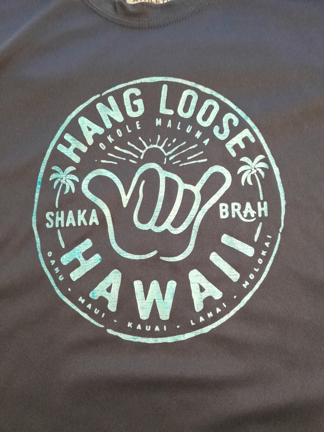 HA Athletics Hang Loose Shirt Size M Designed in Hawaii Premium Sun Protection gallery
