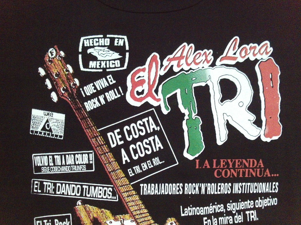 ROCK URBANO SHIRT,HARAGAN INTERPUESTO BANDA BOSTIK LIRAN TRI CAIFANES MEXICO gallery