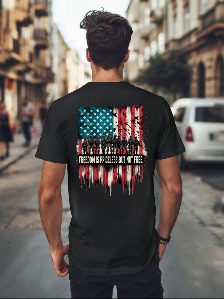 American pride, Freedom is Priceless – Not Free, comfort color T-Shirt