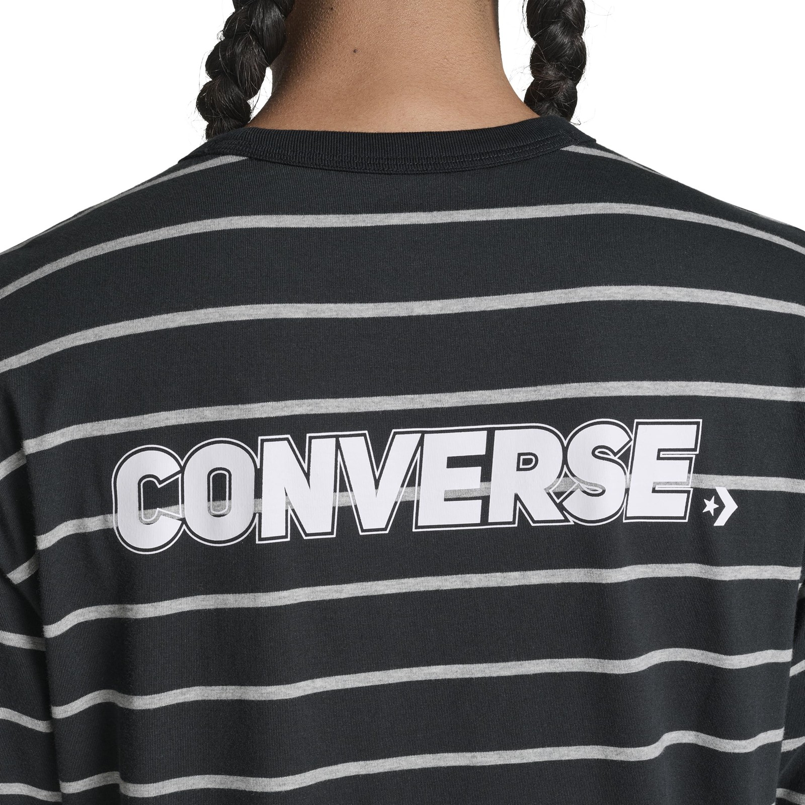 Men's Cons Premium Stripe T-Shirt, Grey, XS gallery