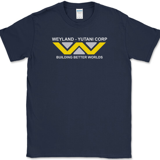 Weyland-Yutani Corporation T-Shirt Funny Aliens Movie Humor Graphic Tee gallery