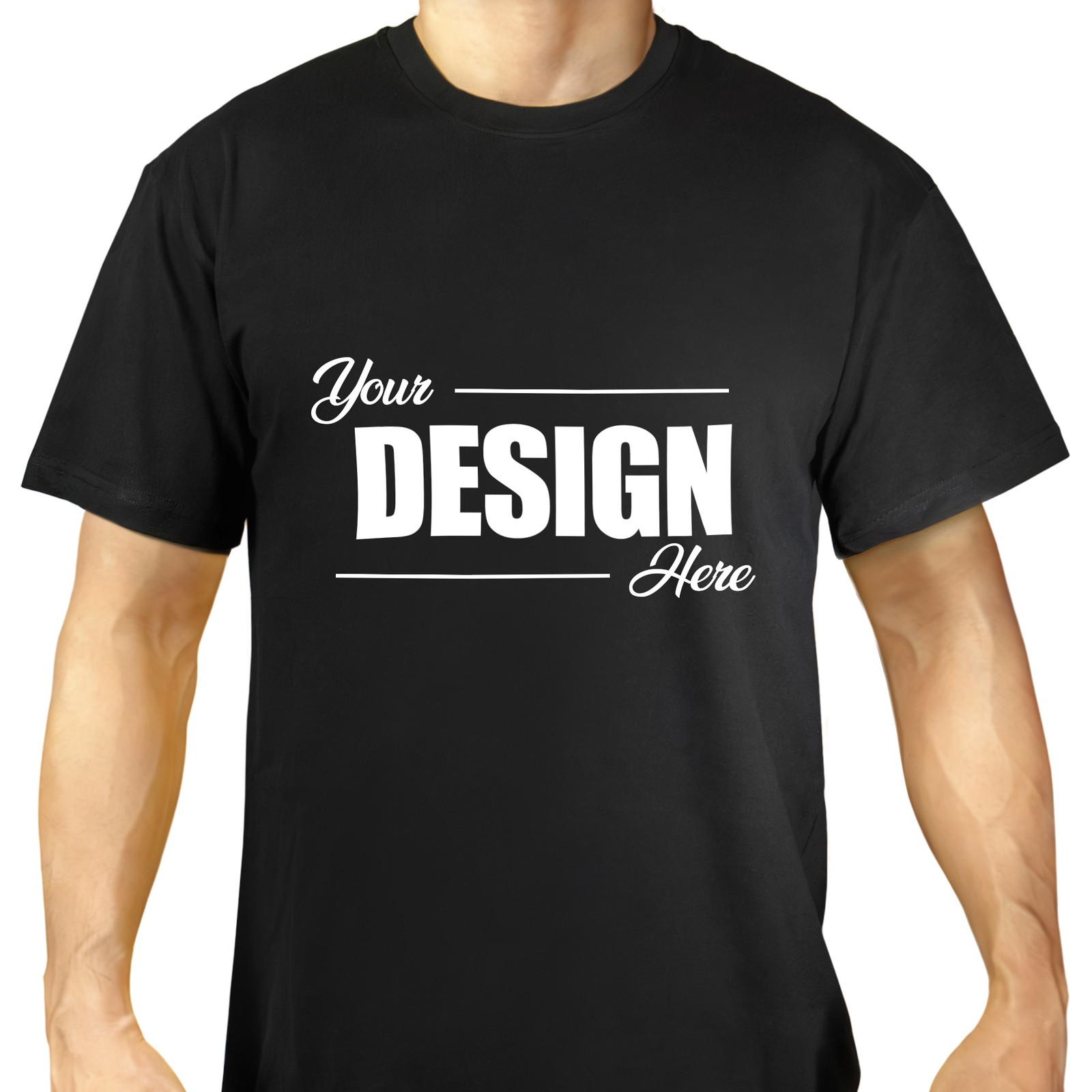 Anley Personalized T-Shirts 100% Cotton Custom Unisex Logo Tee Customized Shirts gallery