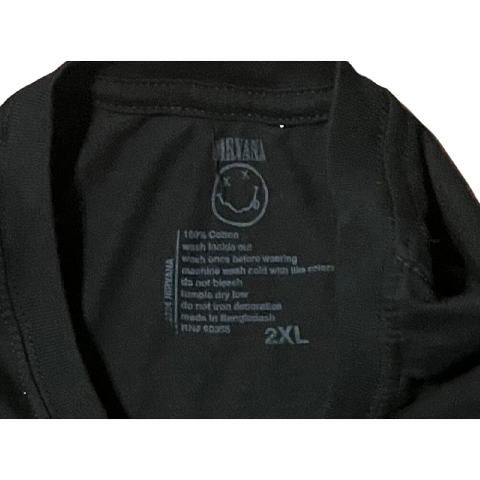 Nirvana T-shit 2xl In utero Black Angle Graphic yellow cotton Breathable, comfy gallery