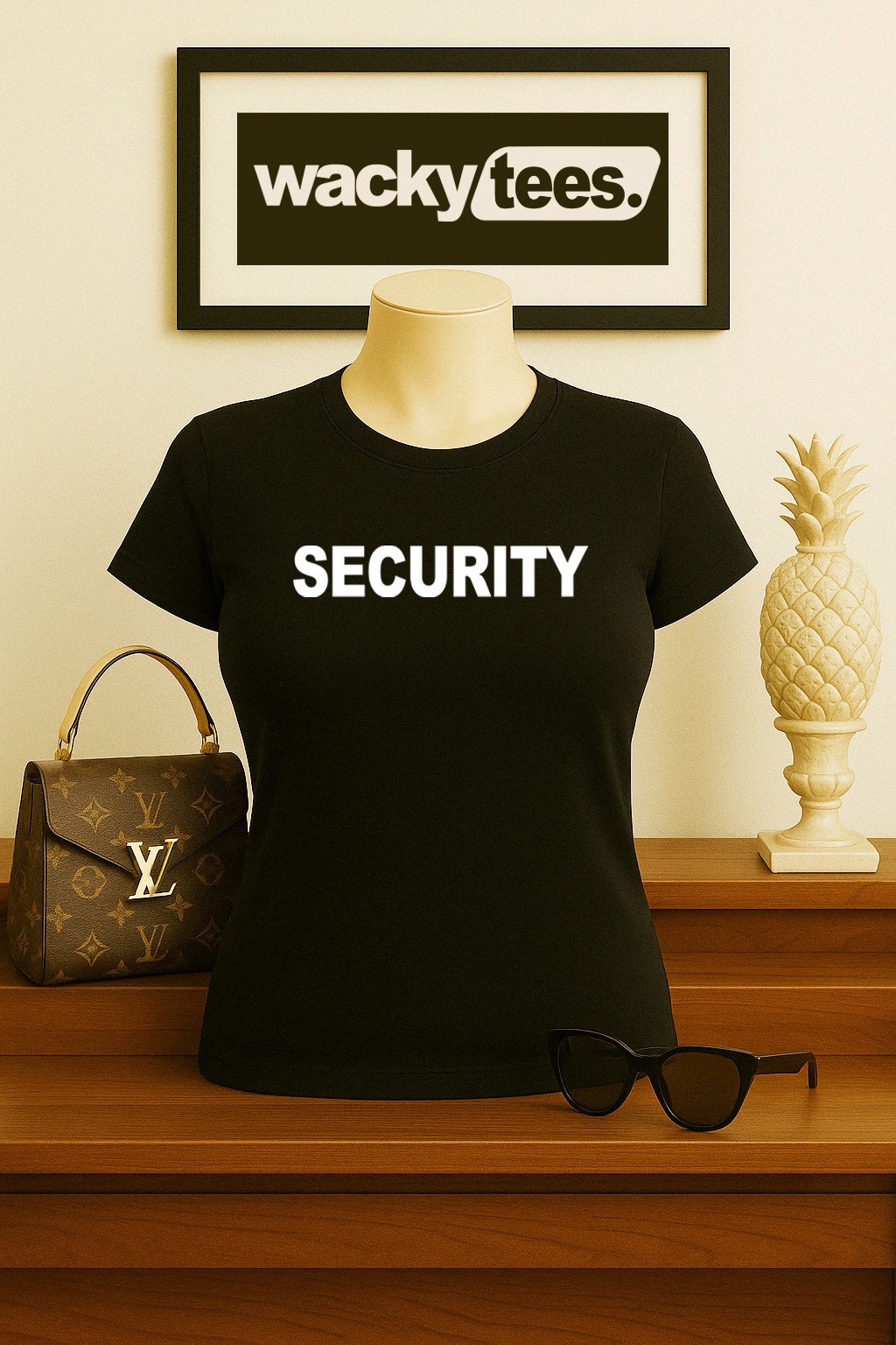Security Event Staff Uniform Bouncer Bodyguard Style Graphic Tee Shirt gallery