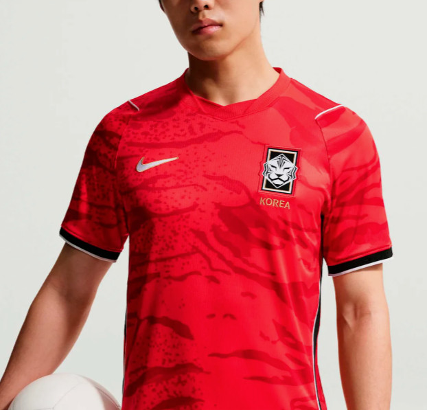Nike Korea 2026 Stadium Home Dri Fit Soccer Replica Jersey Top Red IB5328-679 gallery