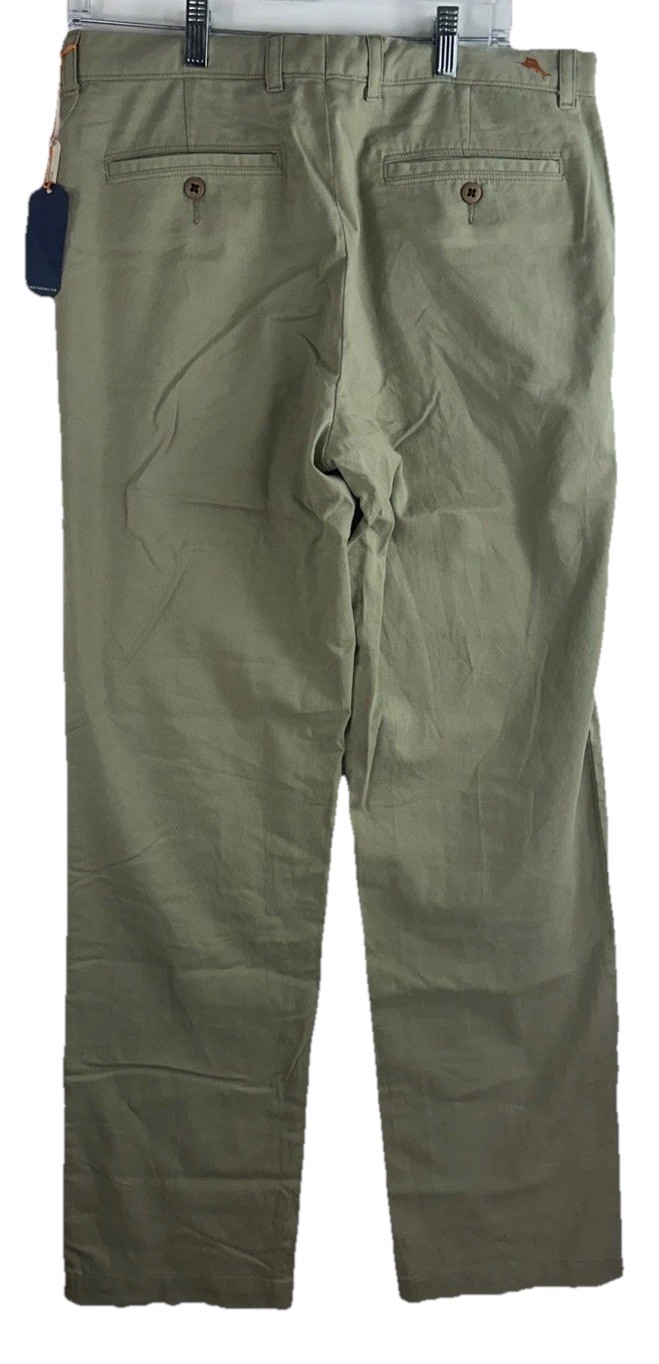 NWT Tommy Bahama Bryant Men’s 32x34 Flat Front Khakis $118 Style t1957 gallery