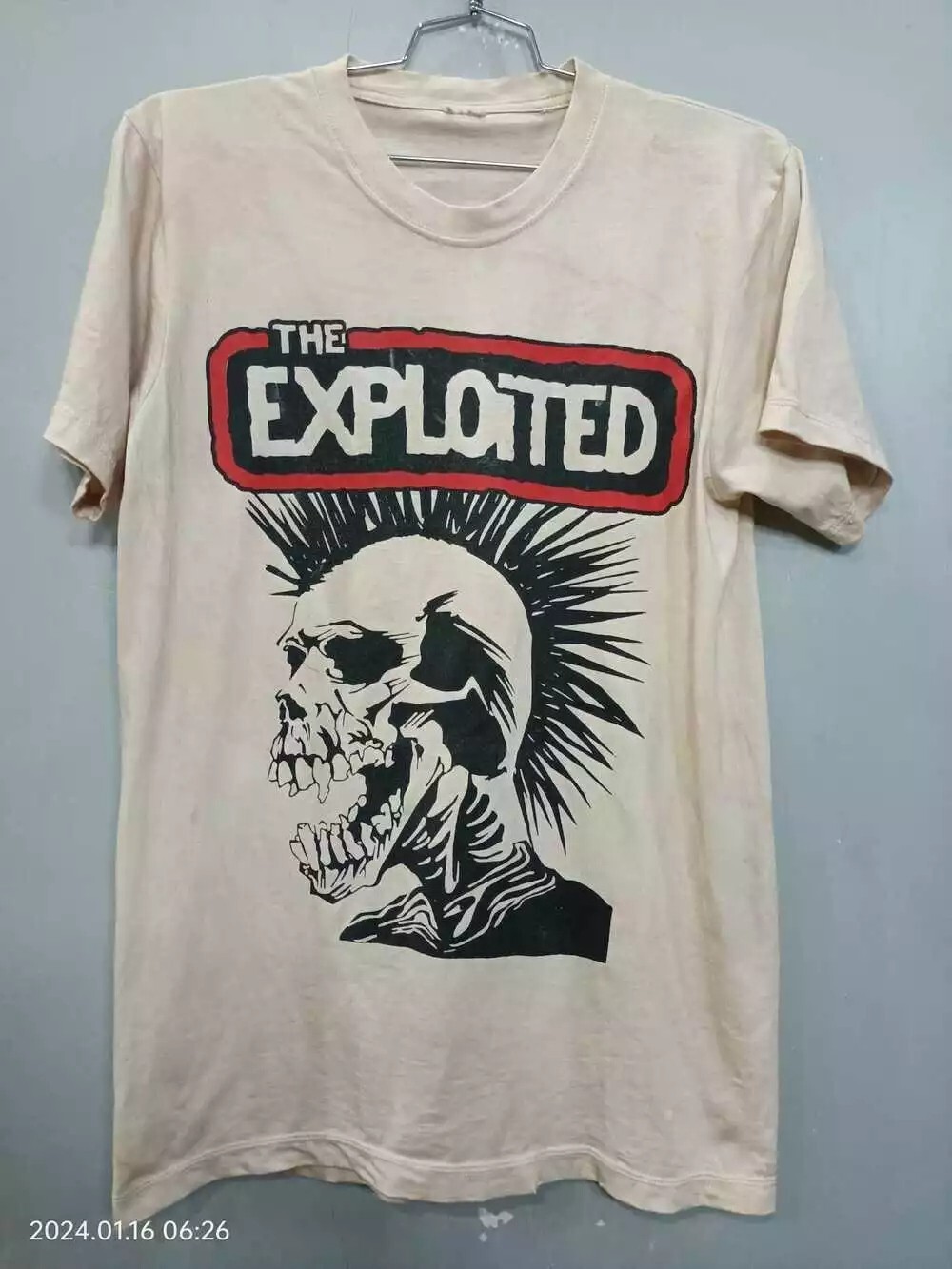 Vintage 90’s The Exploited Band White Short Sleeve Unisex Tshirt Reprint