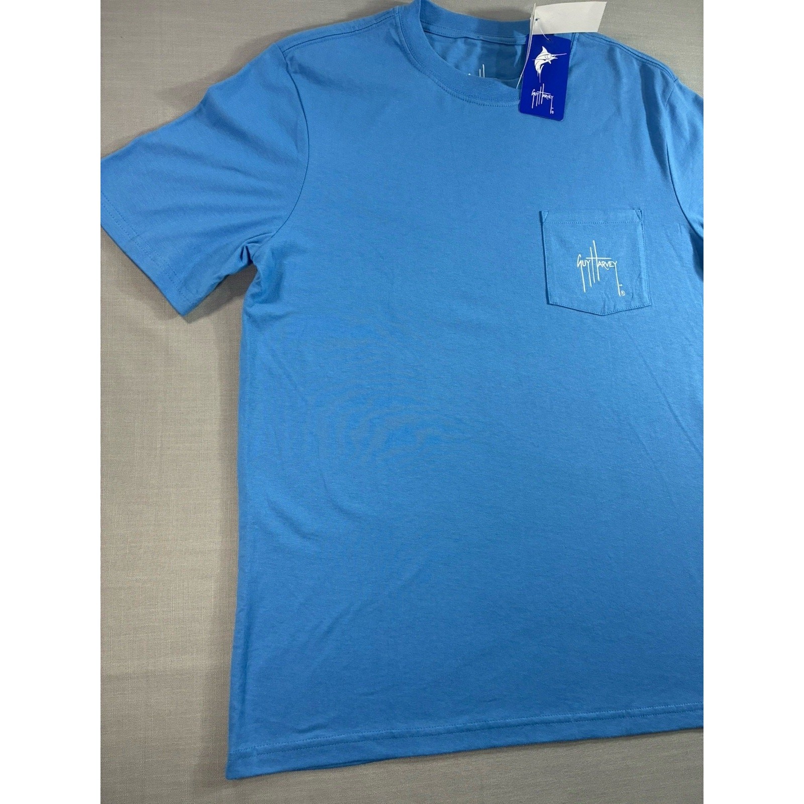 Guy Harvey Graphic Tee Men’s M Blue Marlin Fish Shirt Coastal Surf Fishing NWT gallery