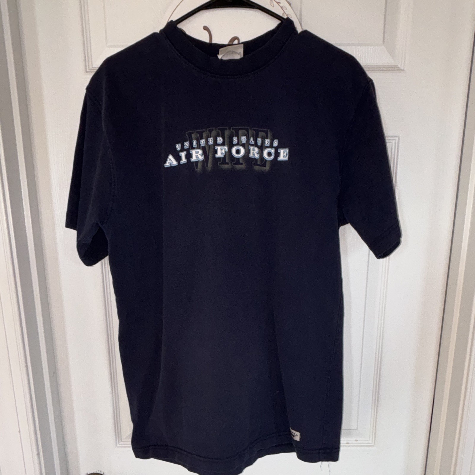 Oarsman 913 US Air Force Military Graphic Tee Men’s Navy Cotton Knit M