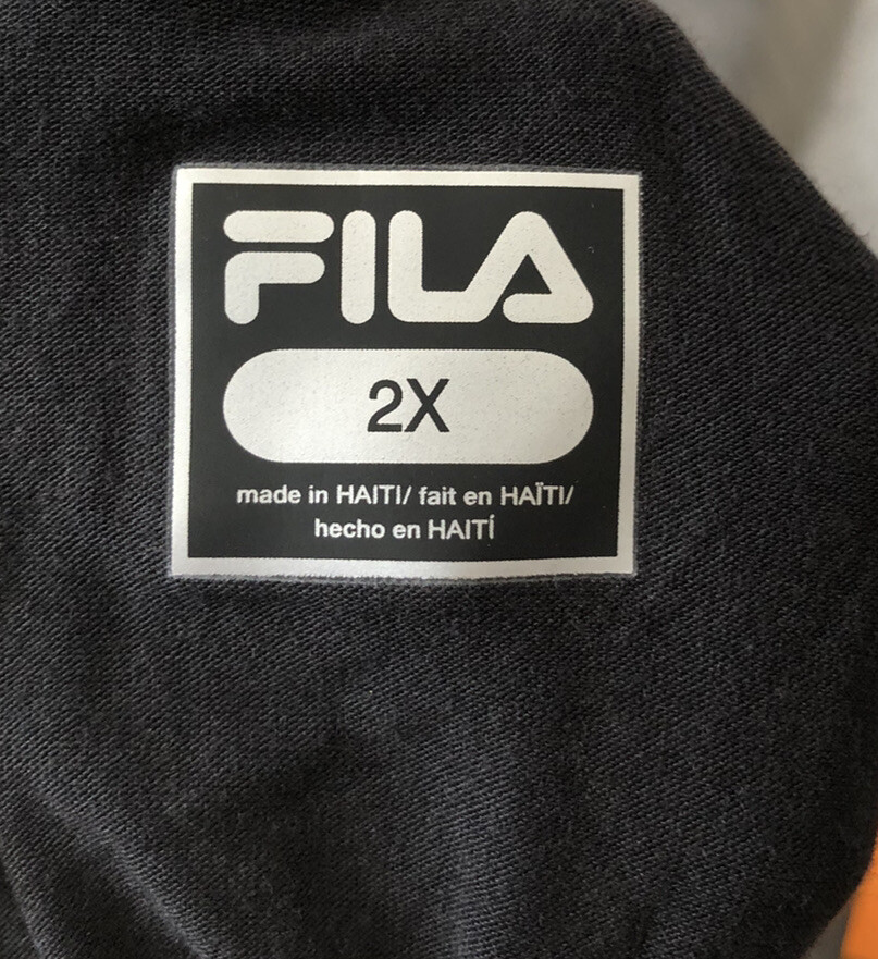 SELECT SIZE- Fila Key Player Crew Shirt - Black gallery
