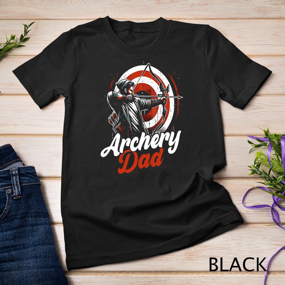 Father’s Day Archery Gift – Archery Dad – Archer Sports Hunt Unisex T-shirt