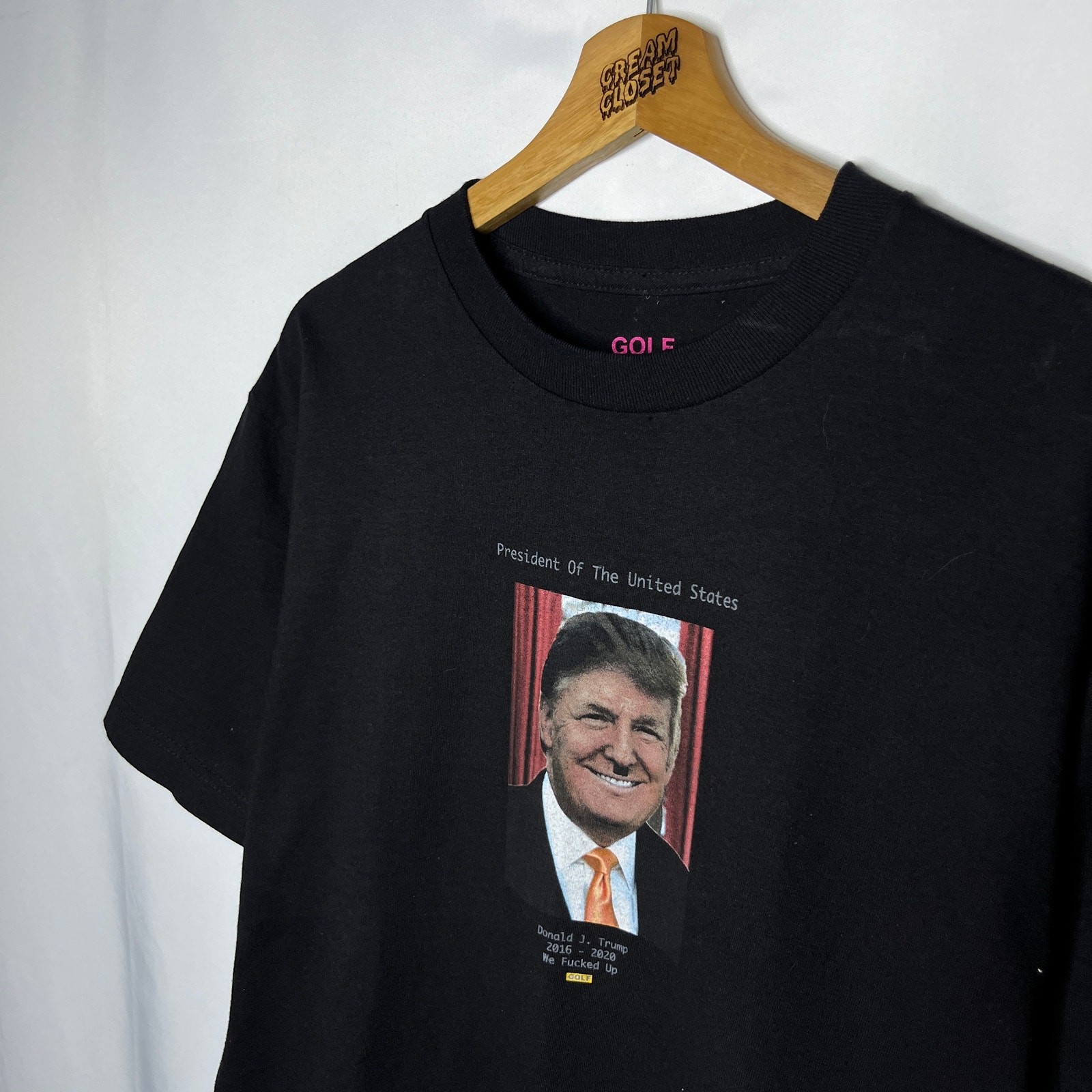 Golf Wang Le Fleur Tyler the Creator Donald Trump We F'd Up Tour Merch Tee M gallery