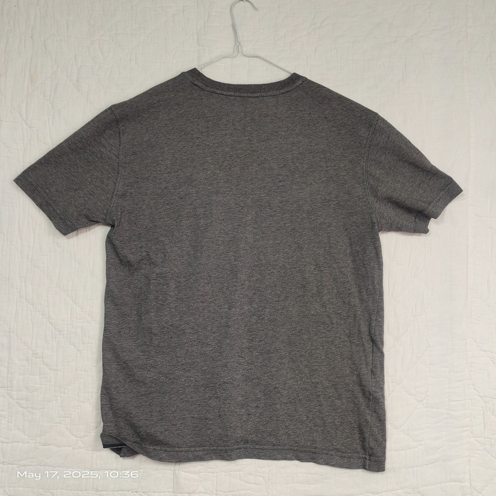 Mens Lacoste Sport Grey Short Sleeve T Shirt Top (See Measurement in Photos) gallery