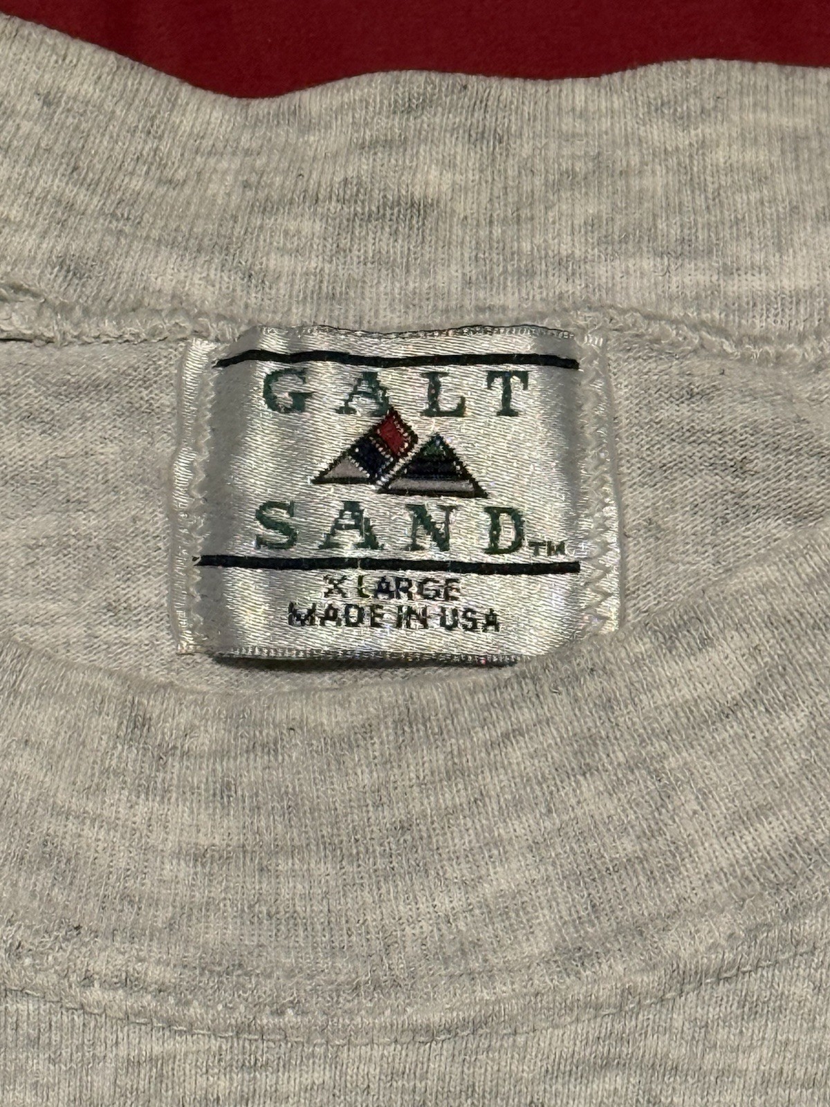 VTG 90s Galt Sand Polo Team Graphic Tshirt XL Gray Heather Made In USA gallery