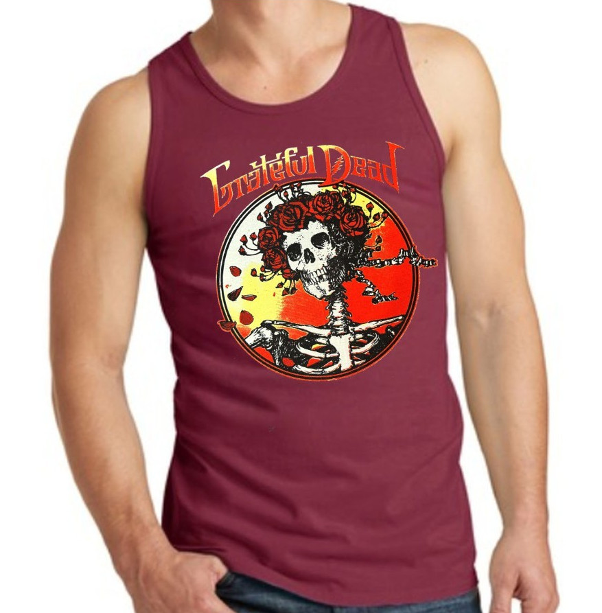 Grateful Dead Rock Band Men's Tank Top (Multiple Colors) gallery