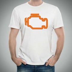 Check Engine Light – Funny Car Handyman Father Dad Mechanic T Shirt