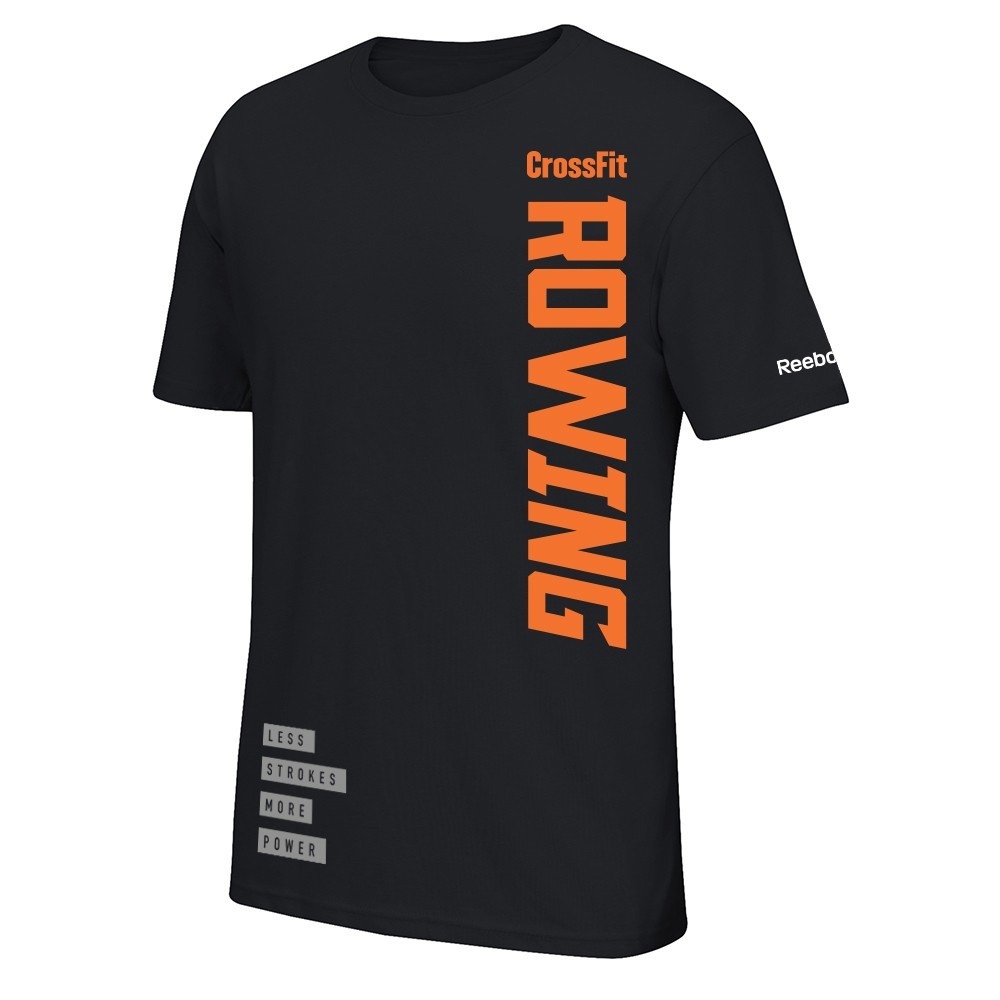 Reebok Crossfit Men's Specialty Course "Rowing" Black T-Shirt gallery