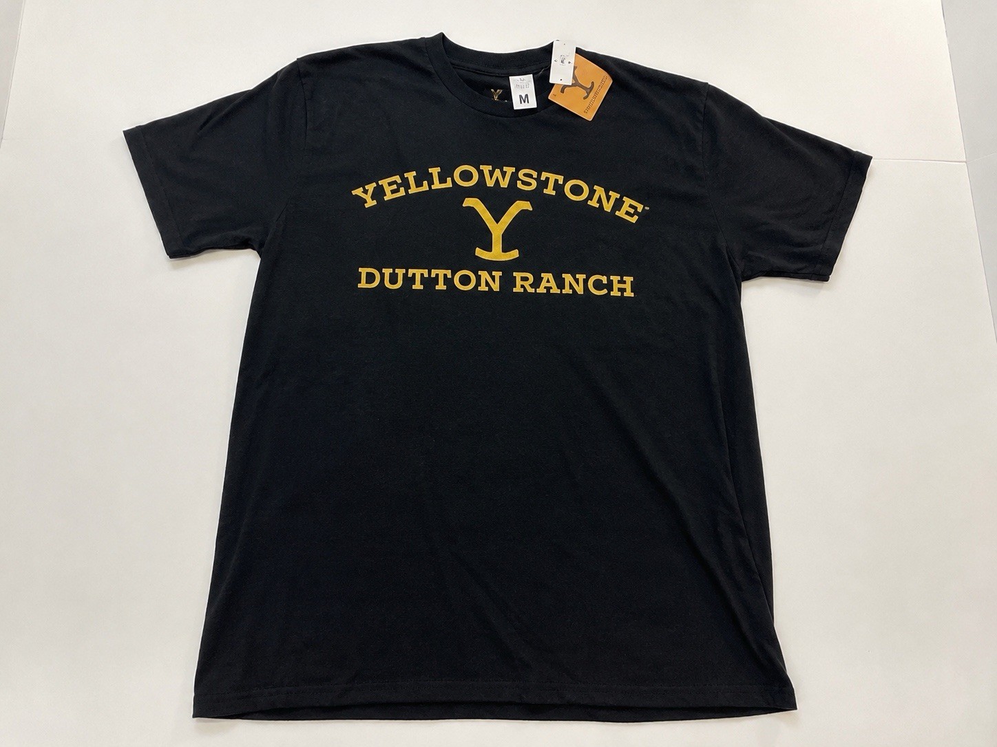 Yellowstone Dutton Ranch T Shirt Mens Medium NWT Brisco Brands Black Tee gallery