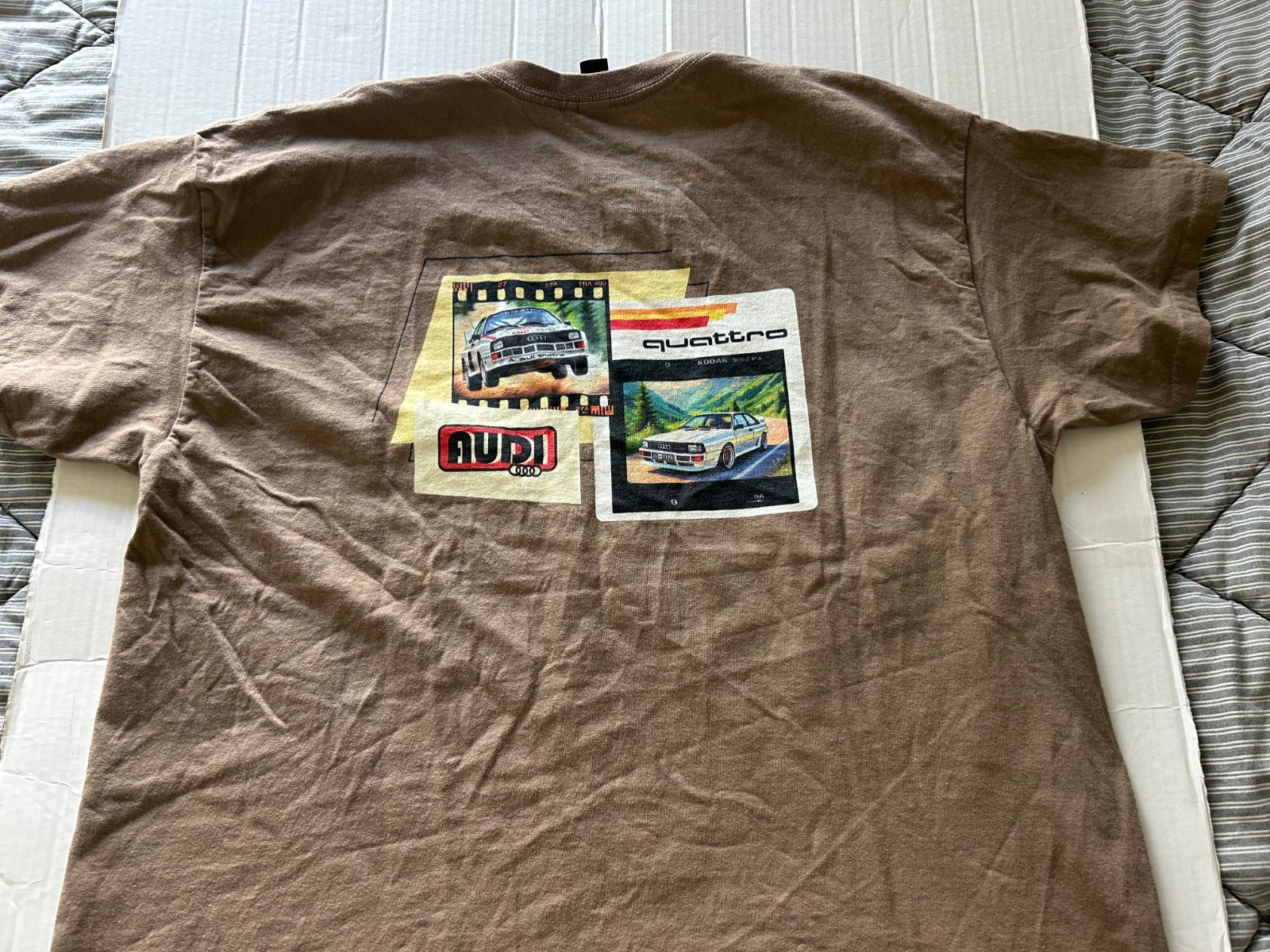 AUDI QUATTRO MZM SIZE XL BRN SHORT SLEEVE T-SHIRT. SEE DESCRIPTION gallery