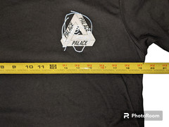 PALACE Tri Ferg Head Shirt Reflective Graphic Skateboard Sz SMALL Black NEW Rare