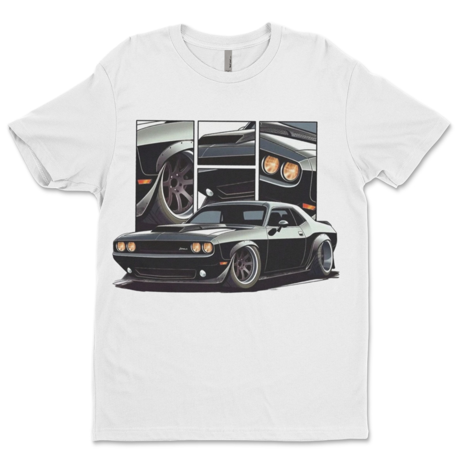 DTF Muscle car/ Custom Unisex Soft Style T-Shirts, Next Level- Cotton gallery