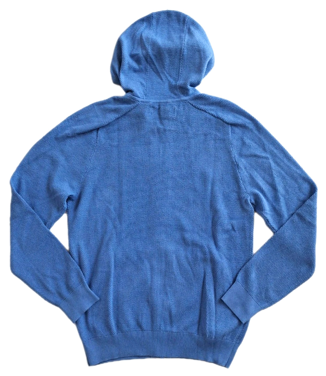 Penguin Hoodie Sweater Long Sleeve Mens Blue Large Zip Up Pockets $125 NWT gallery