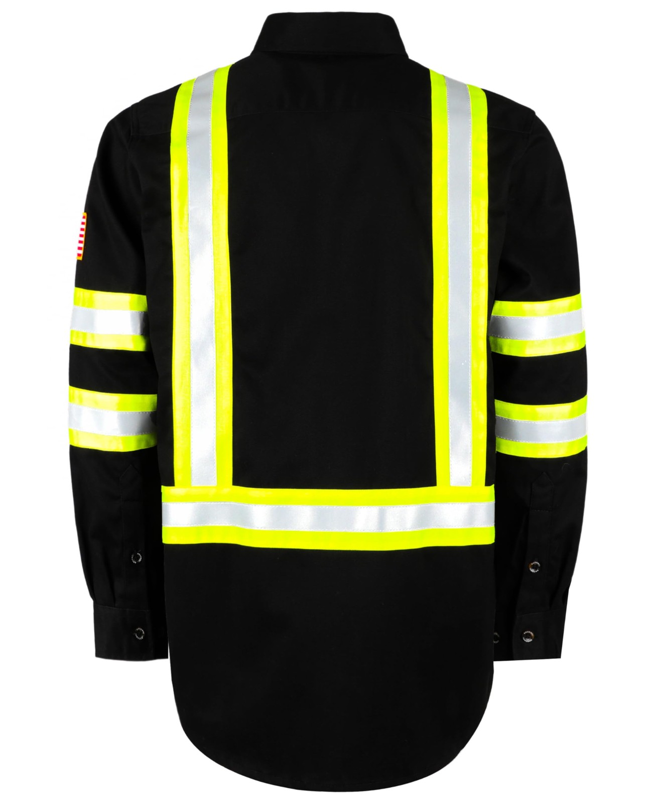 FR Shirts High Visibility Button Down 7.5oz ANSI/ISEA Type O Class1 Flame Res... gallery