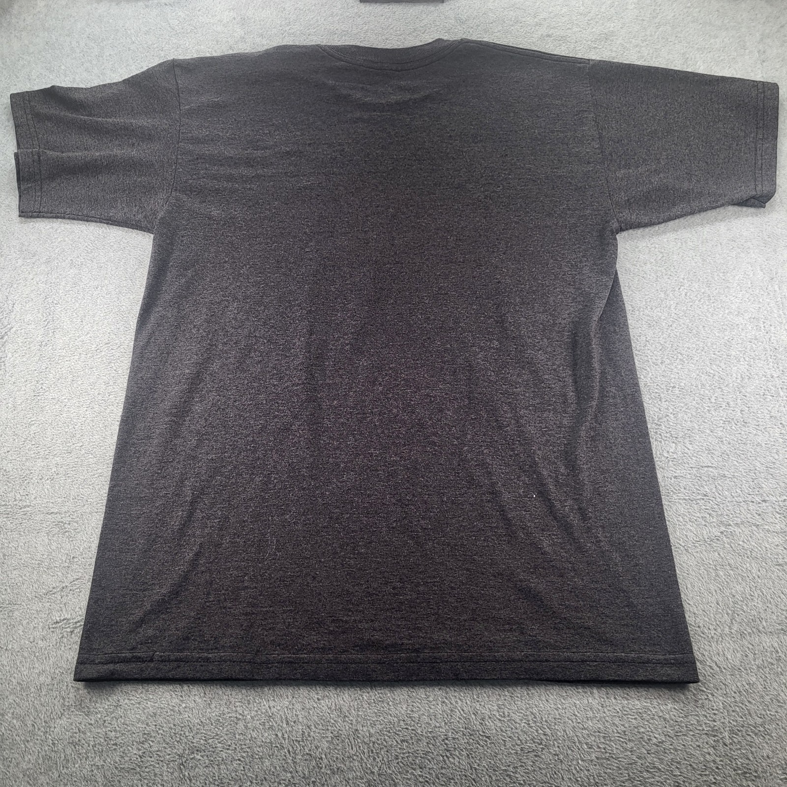 VANS Mens Gray Graphic Yellow Text Spellout T Shirt - VANS - Size M Medium gallery