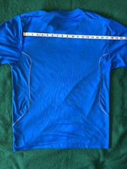 Adidas Large Performance Athletic Men’s Shirt UPF 50 Sun Blocking Quick Dry Blue