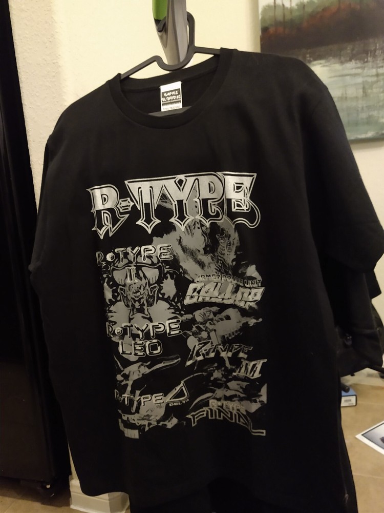 R-Type T-Shirt Games Glorious JP import LTD Medium New Never Worn