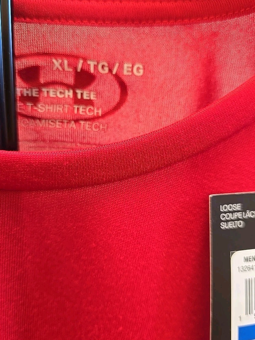 Under Armour 1326413 Men's UA Tech 2.0 Short Sleeve T-Shirt, Red, X-Large gallery