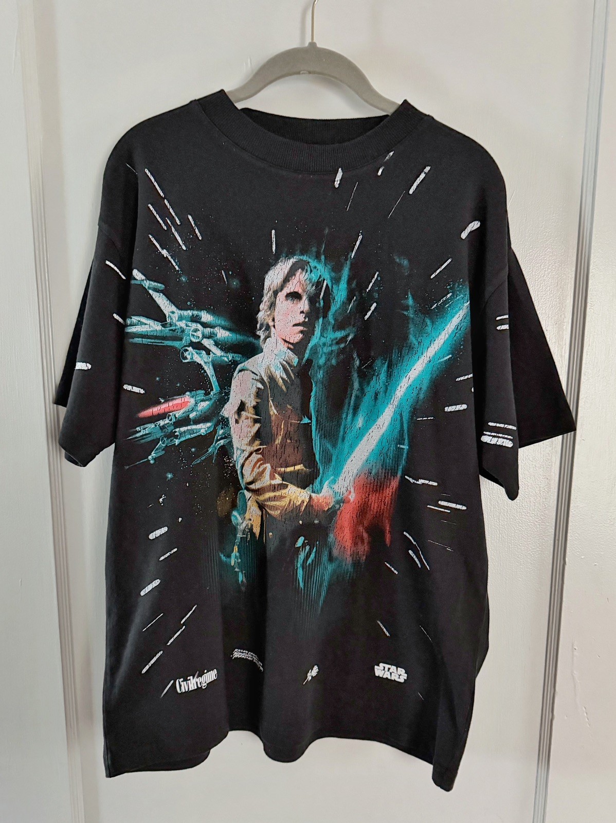 Civil Regime x Star Wars A New Hope Luke Skywalker Oversized T-Shirt M Medium