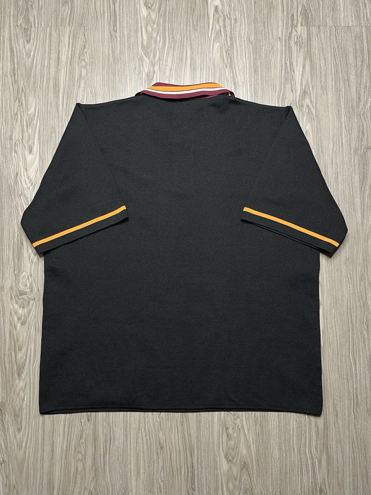 Onitsuka Tiger Oversized Polo shirt athletic Size XL Rare gallery