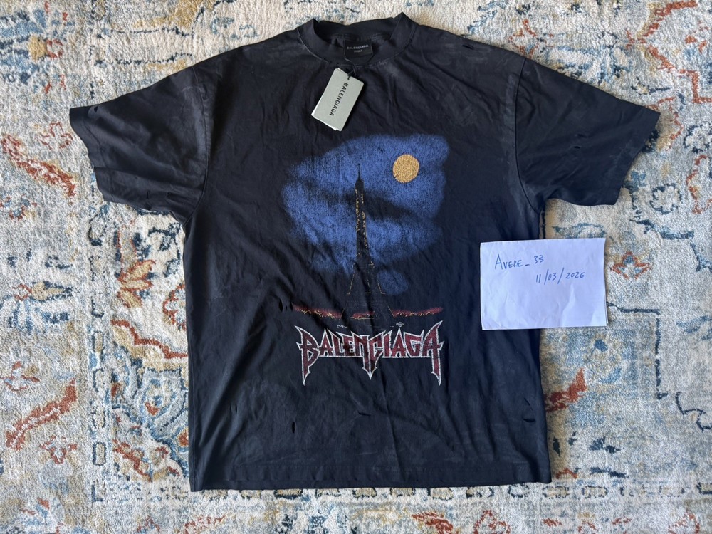 Balenciaga Distressed T Shirt