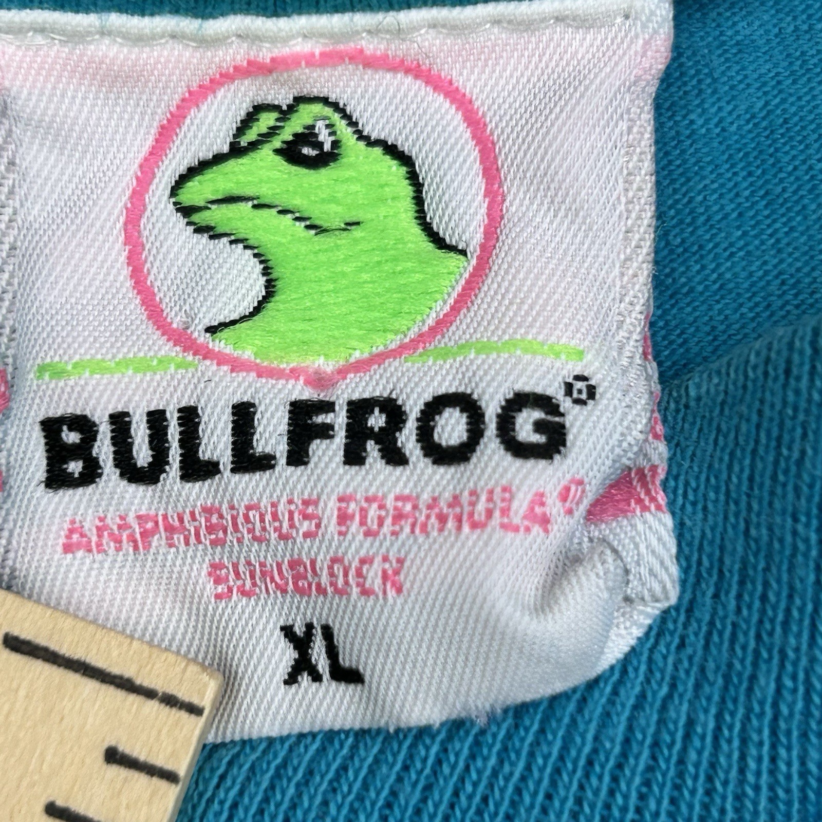 Vintage Bull Frog Sunblock Shirt Men’s XL Double Sided Surf Surfer gallery