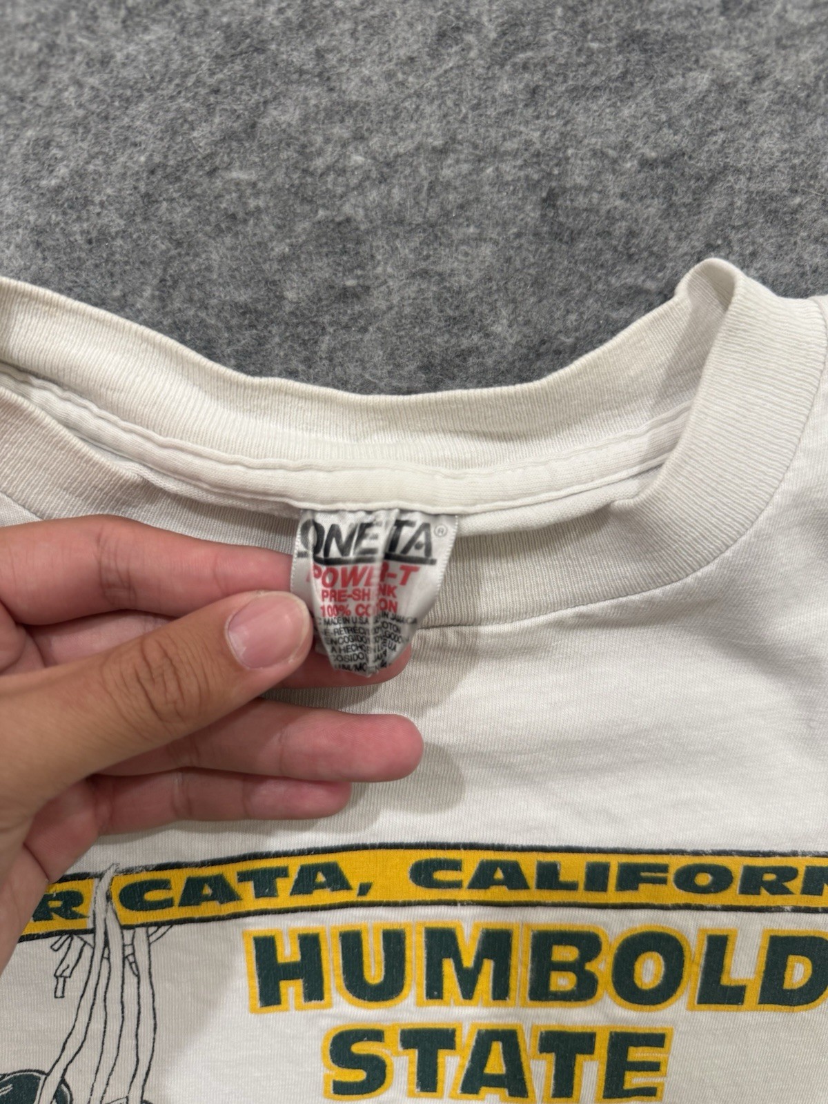 Vintage 80s 90s Nike Humboldt State Track And Field Shirt Size Medium gallery