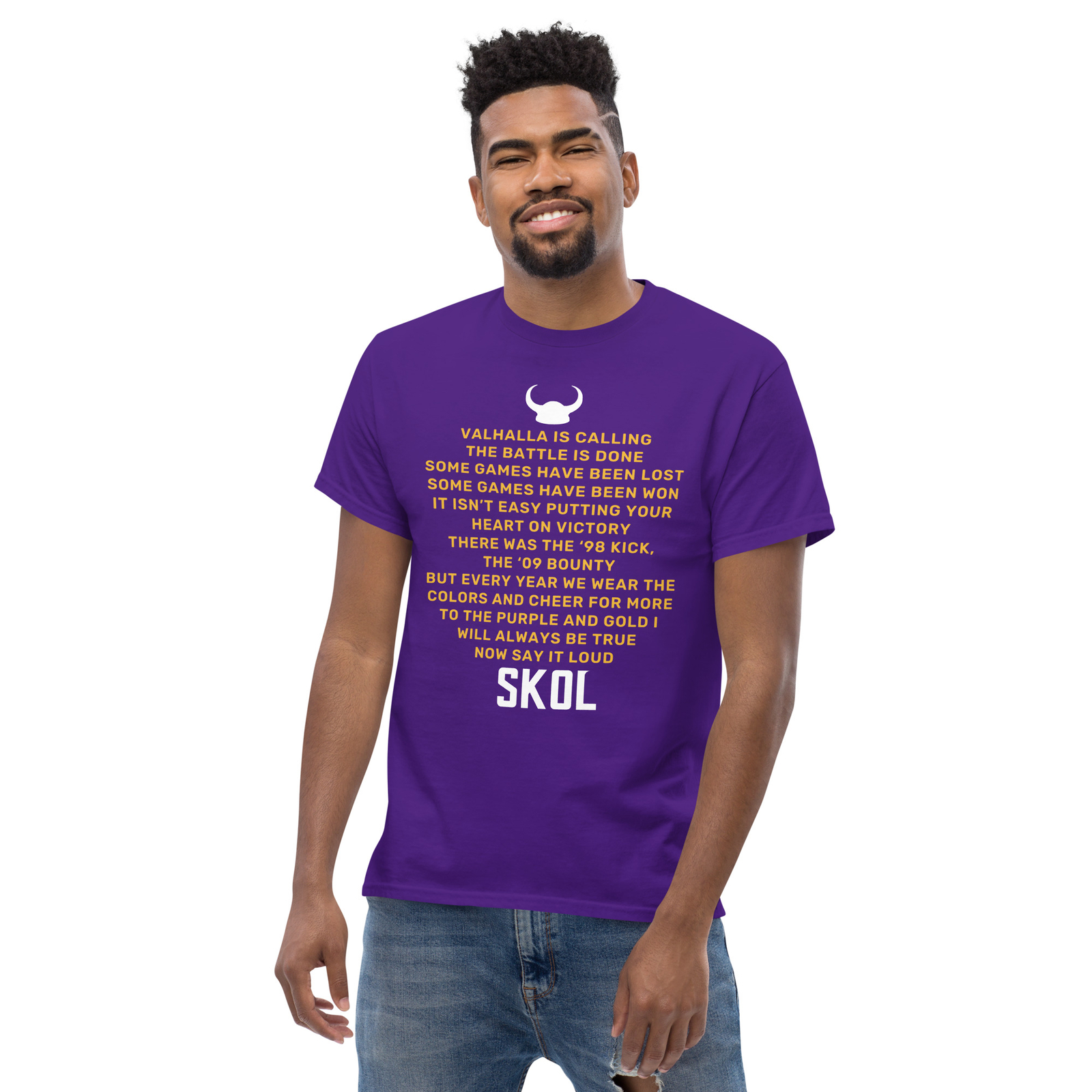 Valhalla is Calling Vikings Minnesota Football Poem Unisex T-Shirt S,M,L,XL,2X gallery