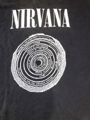 Vintage Nirvana Vestibule Shirt 90s Spiral Size Large