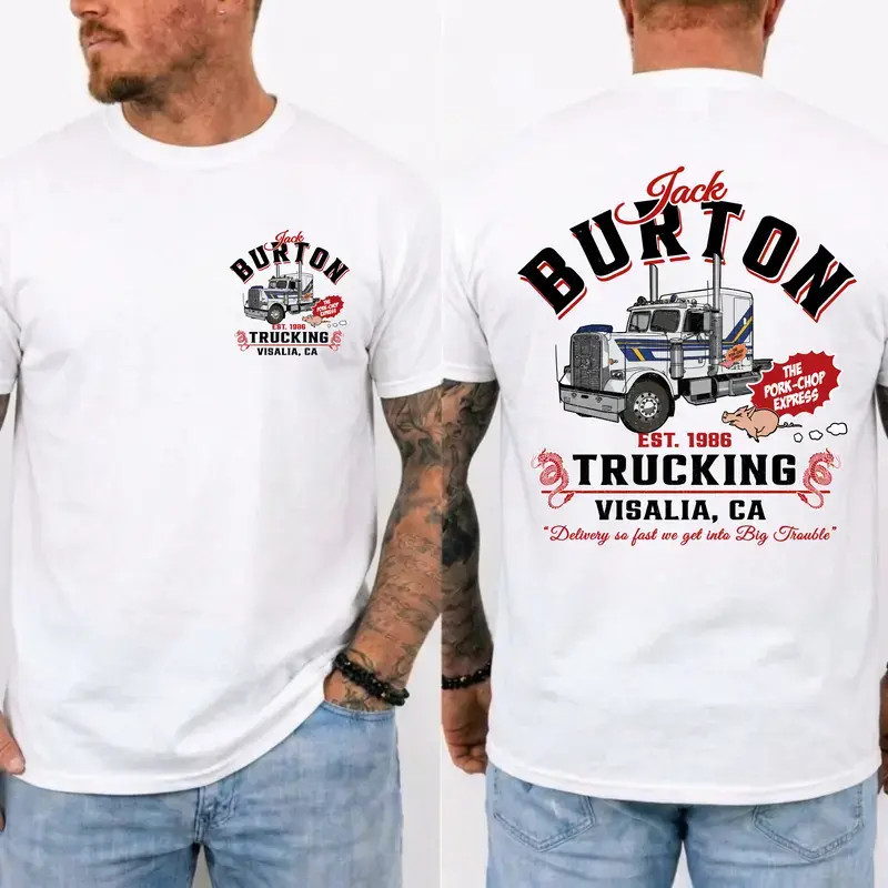 Jack Burton Trucking Shirt Big Trouble in Little China Vintage Graphic Tee gallery