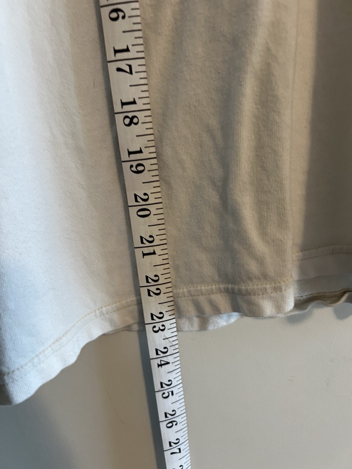 Whitesville Loopwheel T-Shirt White Size XL gallery