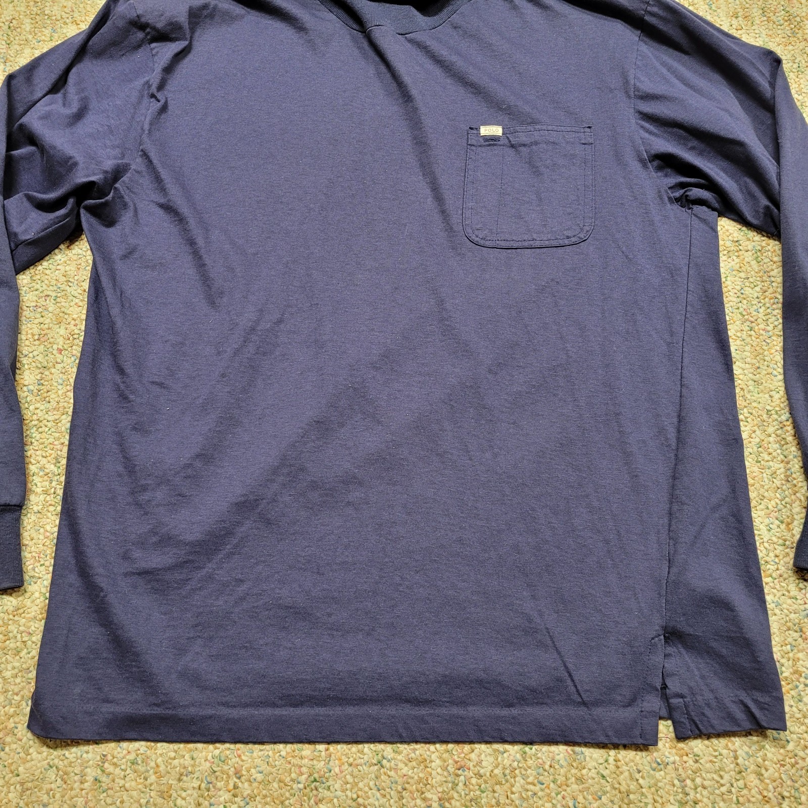 Polo Country Ralph Lauren Shirt Mens Medium Blue Turtleneck Pullover Long Sleeve gallery