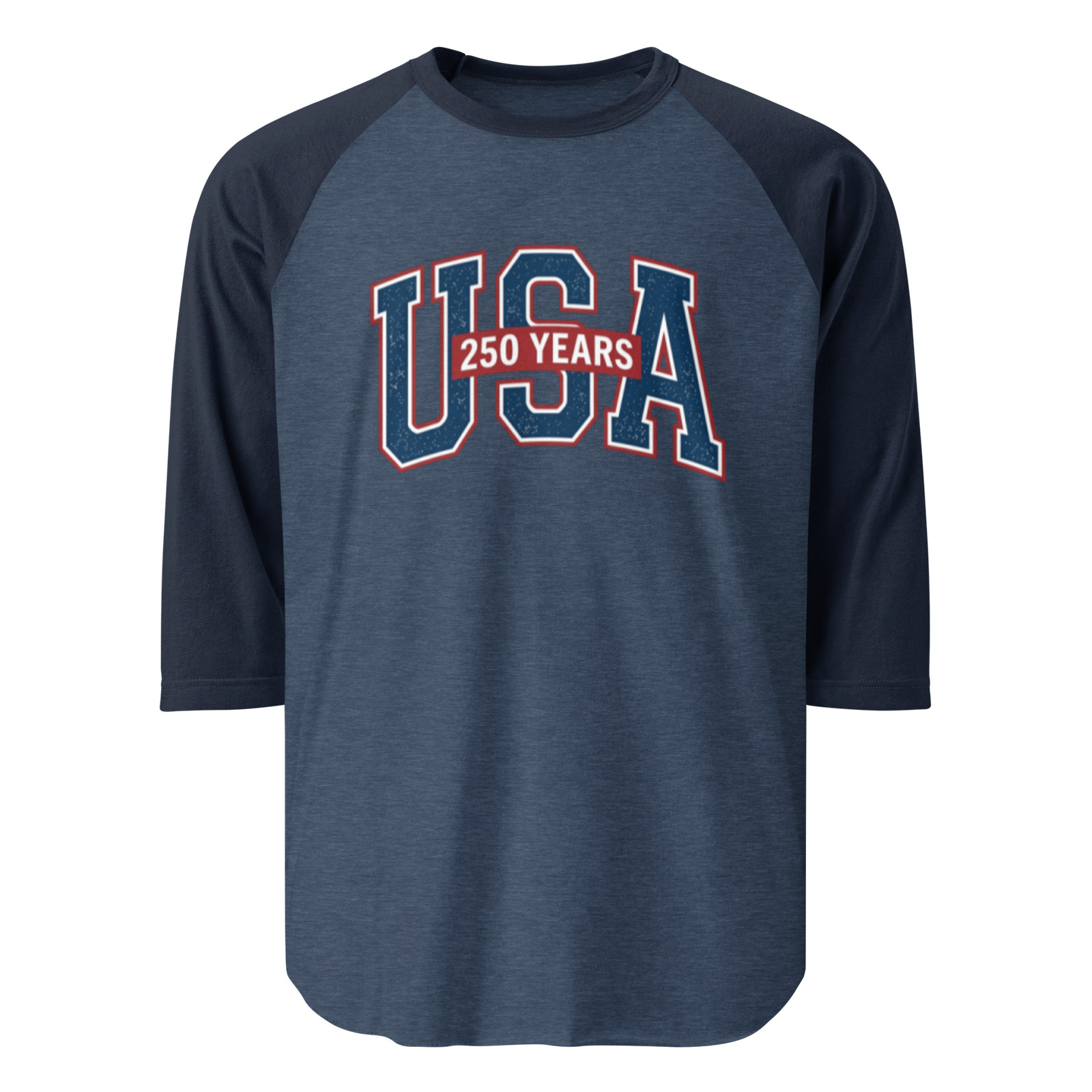 USA 250 YEARS 3/4 sleeve raglan shirt gallery