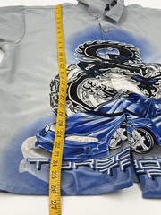 Silver Point Turbo Trigger Shirt XL Y2K Street Racing Graphic Korea