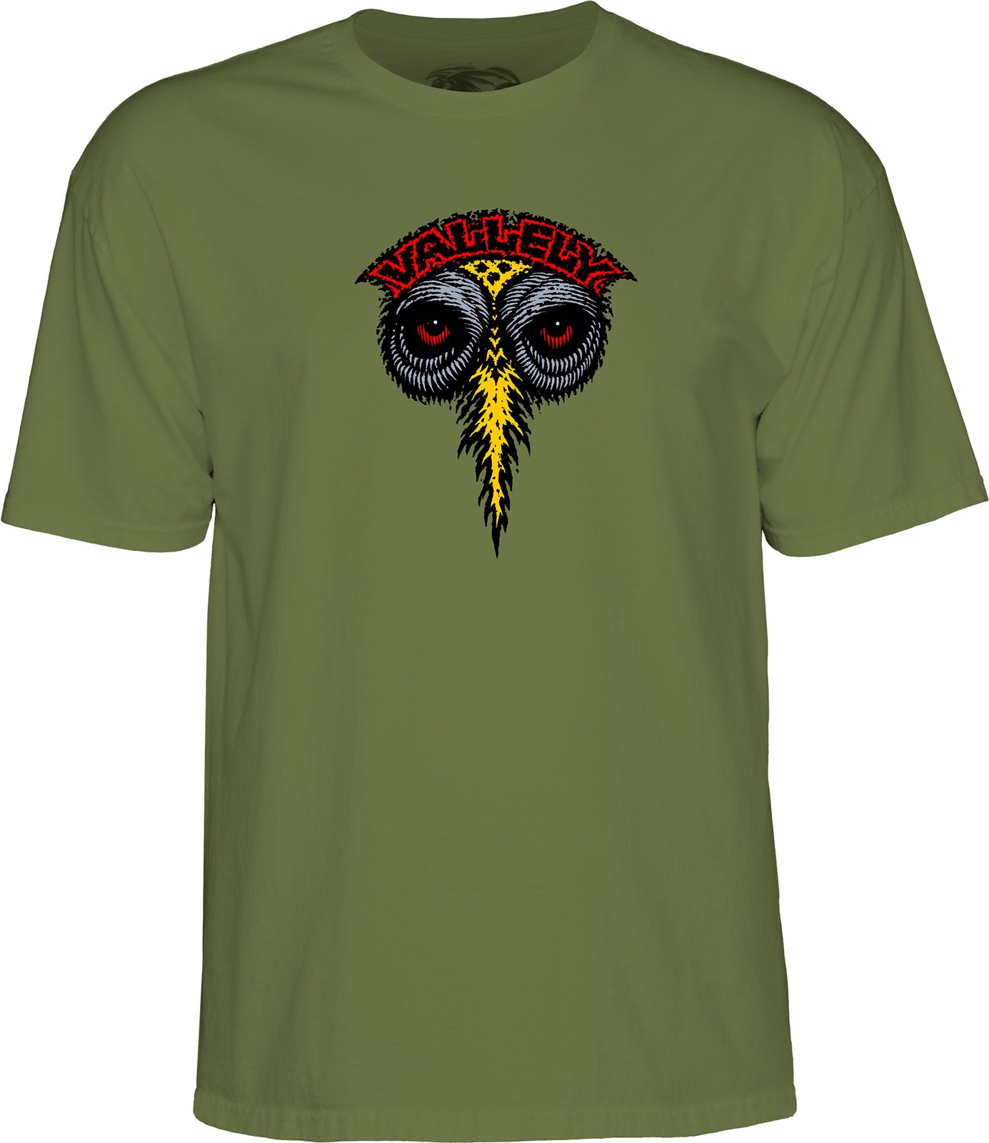 Powell Peralta Mike Vallely ELEPHANT Skateboard T Shirt MILITARY GREEN gallery