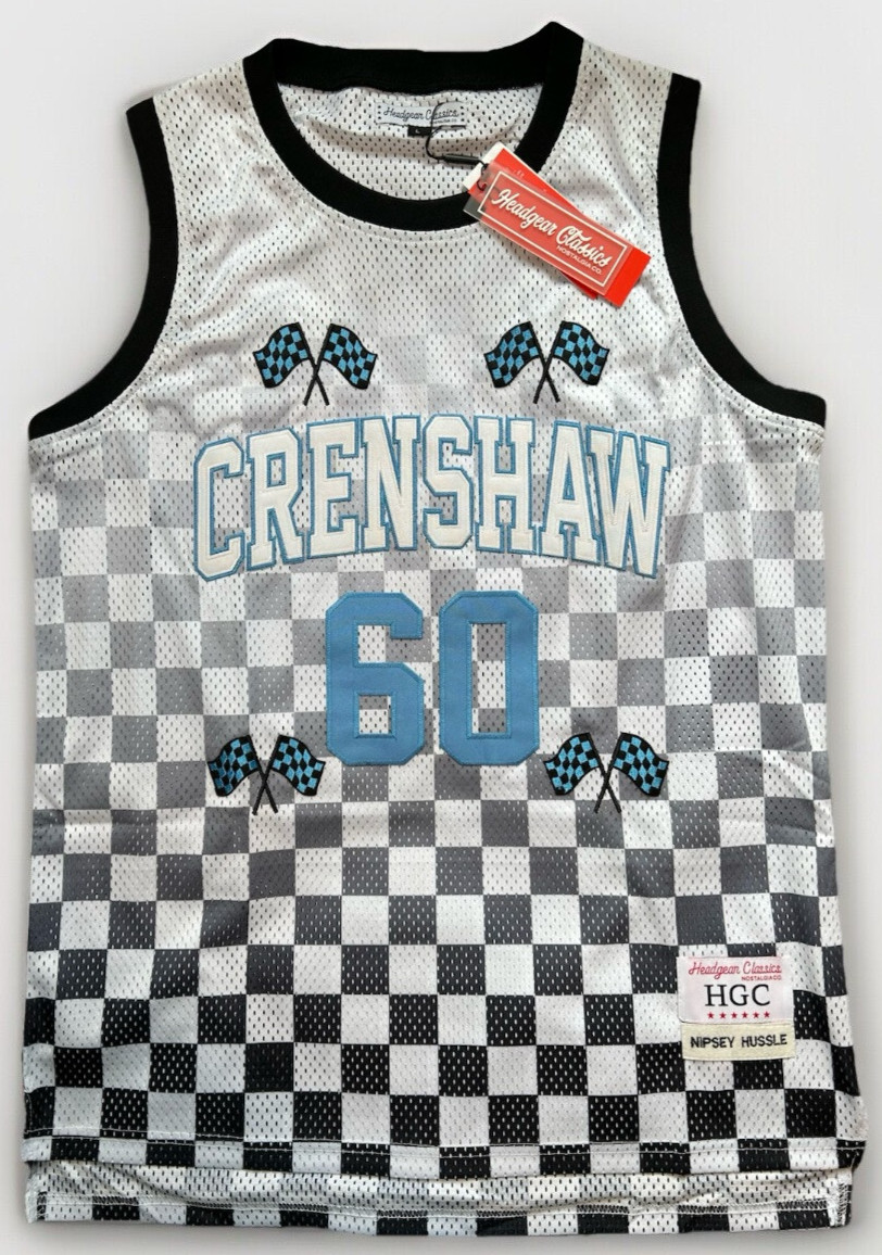 Nipsey Hussle Crenshaw Checkered Basketball Jersey | Men's L | Headgear Classics gallery